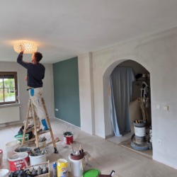 Neuer Anstrich Wände und Decke