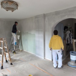 Neuer Anstrich Wände und Decke